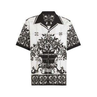 Dolce and Gabbana - Majolica-print cotton shirt