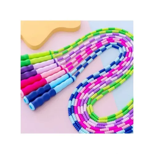 حبل نط مرن بالخرز للكارديو والتمرين في البيت والجيم